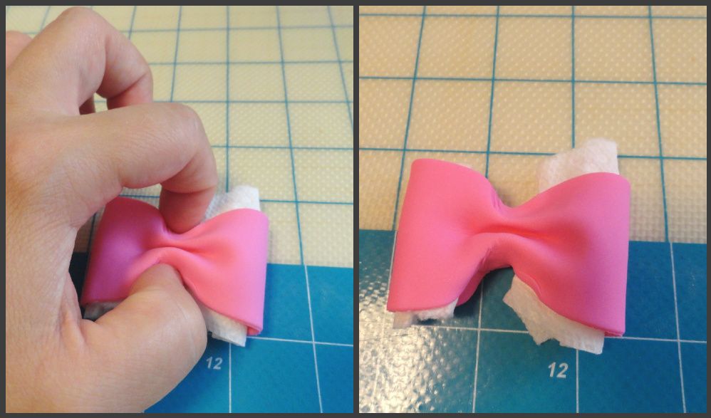 Pink Little Cake How to make a bow for Minnie Mouse